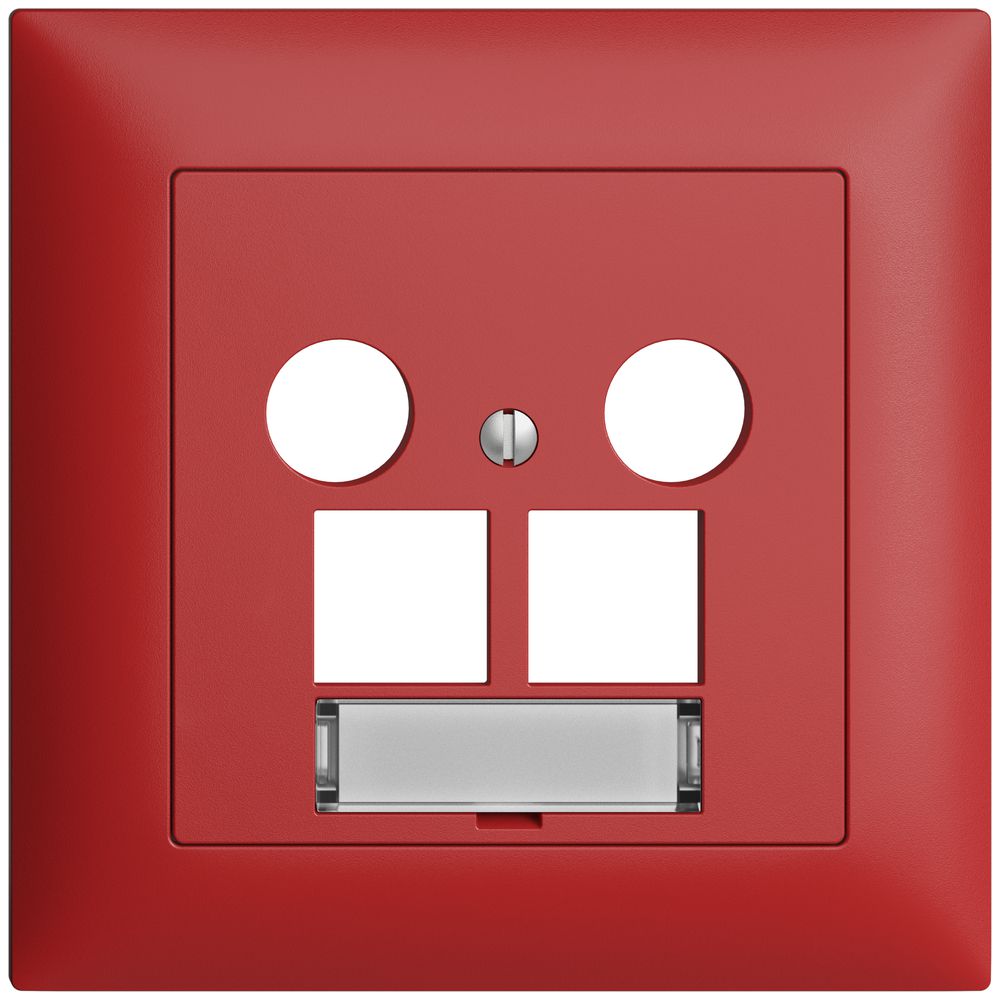 Kit de recouvrement ENC Edue FMI, p.prise multimédia EASYNET, p.2×RJ45 S-One ber