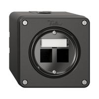 Kit di montaggio NAPU Feller freenet, per uscita diritta, doppio, ne