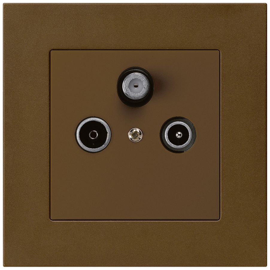 UP-Antennendose kallysto.pro R/TV/SAT braun