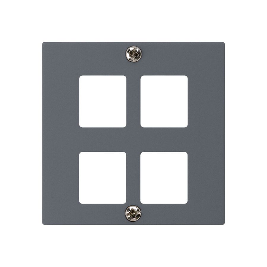 Placca frontale HMS kallysto per 4 moduli antracite