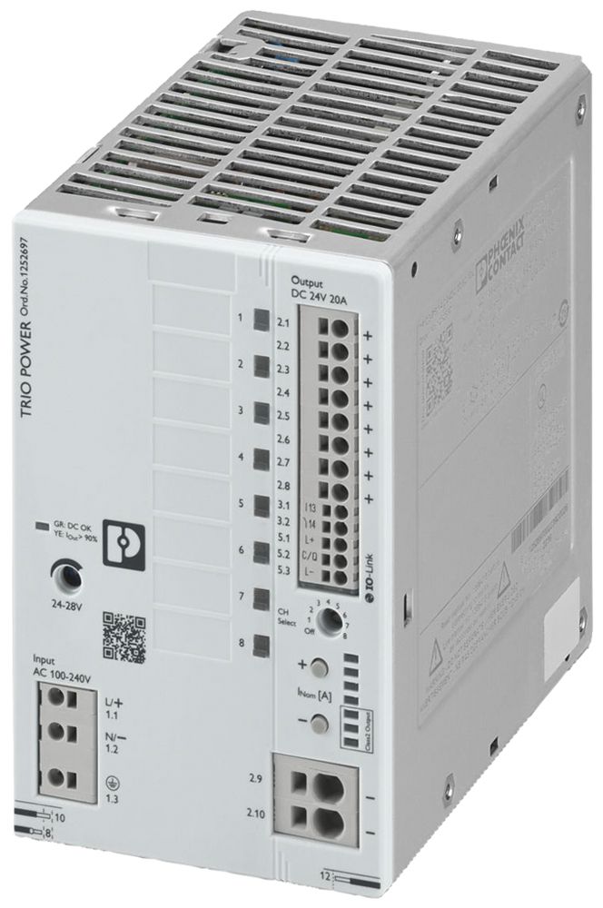 Schaltnetzteil PX TRIO3-PS/1AC/24DC/20/8C/IOL IO-Link 1L OUT:24VDC