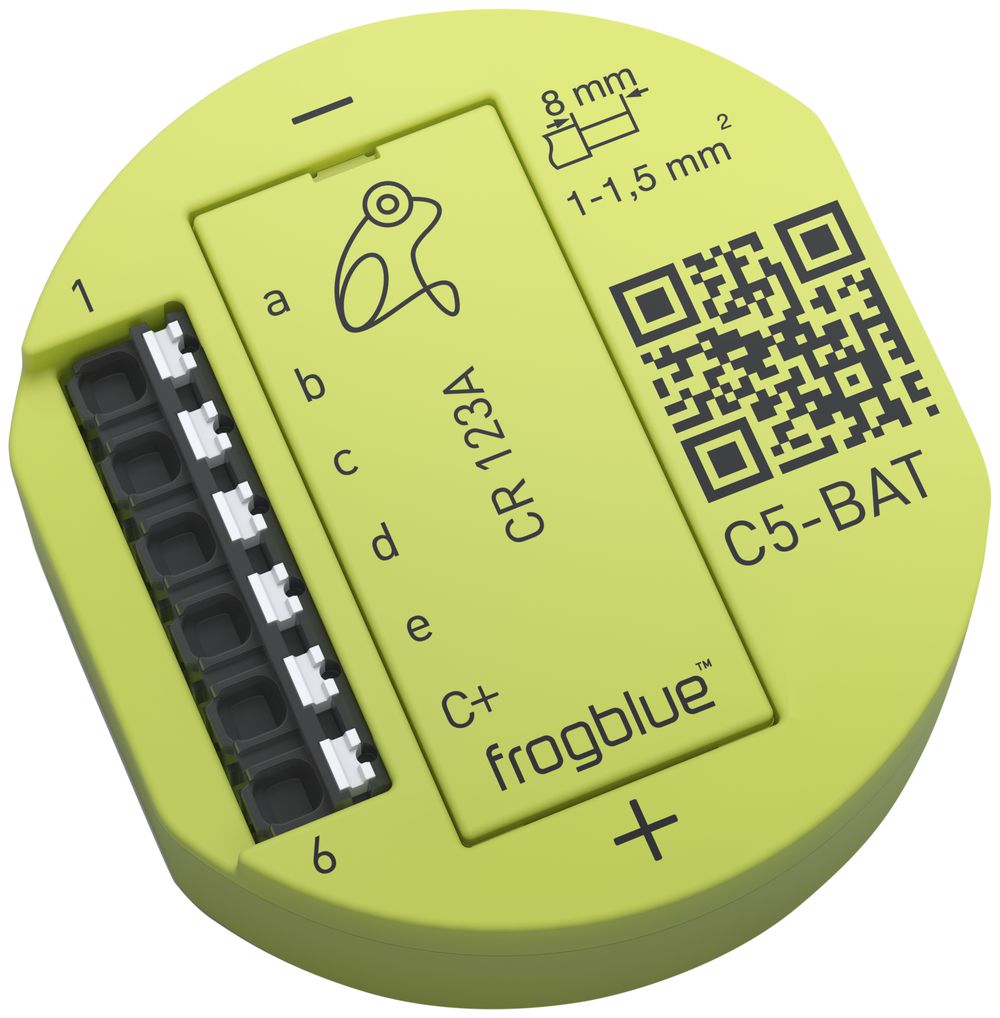 EB-RF-Binäreingang frogblue frogContact5-BAT, 5-Kanal