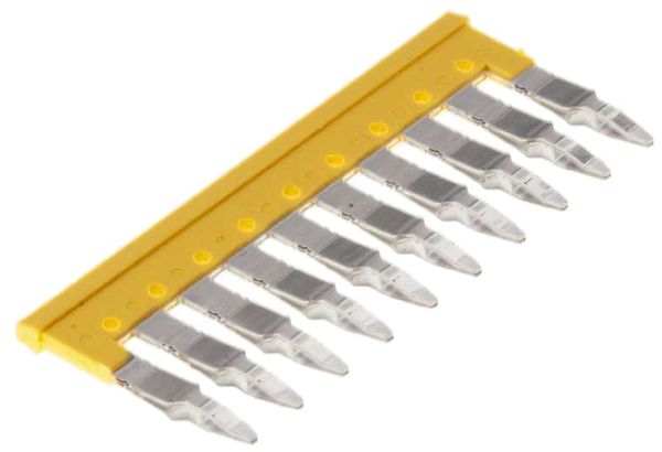 Querverbinder Weidmüller ZQV 4N/10 gesteckt 10L 6.1mm isoliert 32A gelb