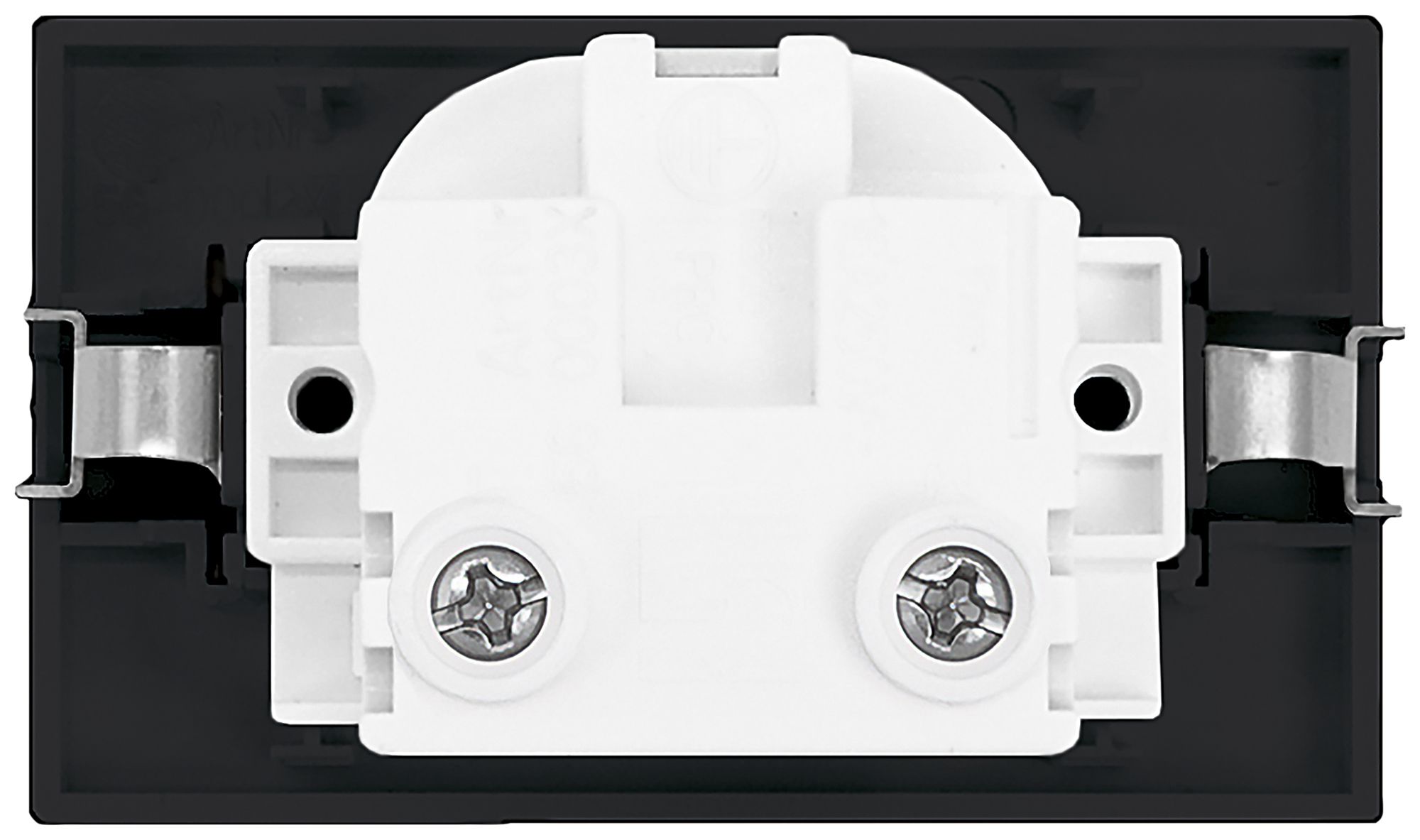 FLF-Steckdose A. Steffen 1×Typ 23 16A 250V 62.5mm×37.5mm schwarz