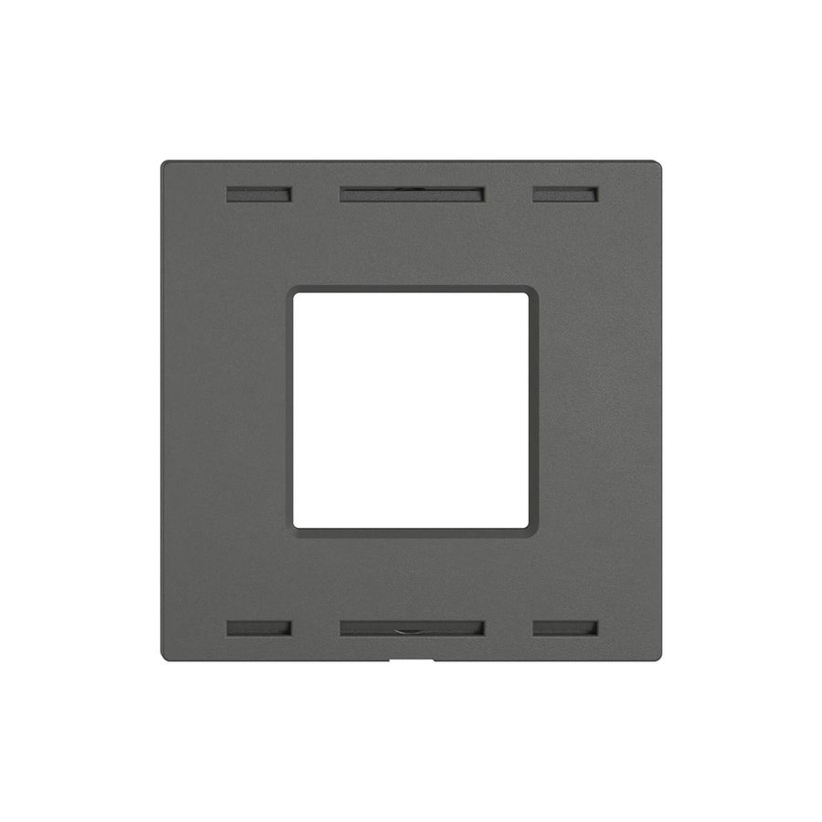 Abdeckset EDIZIO.liv Wiser SNAPFIX® Thermostat dunkelgrau