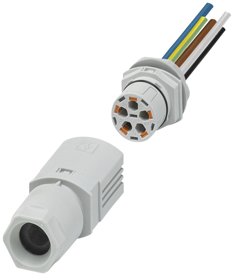 Passage de paroi PX IPD WD fiche terrain 5P 16A 450V M25 grc IP66 1m