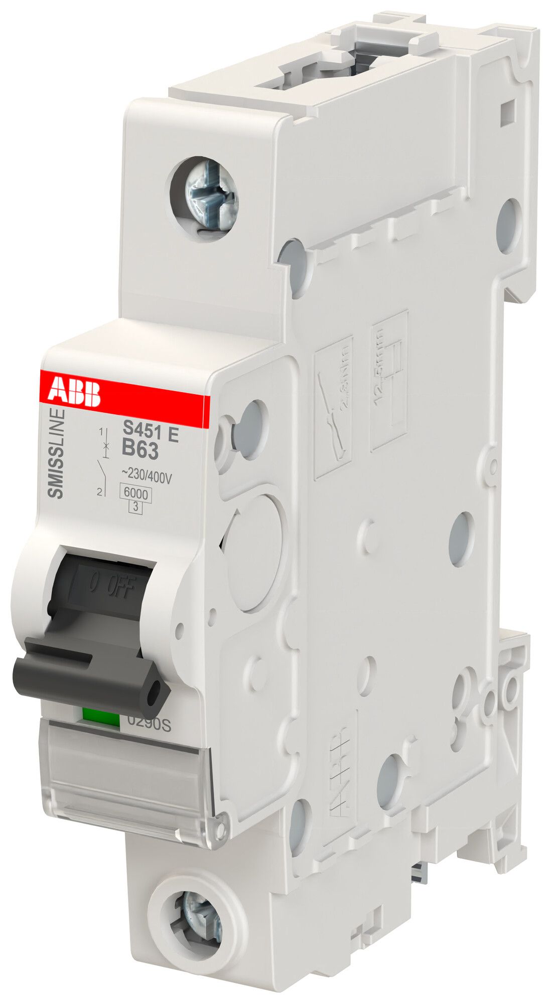 Leitungsschutzschalter SMISSLINE CLASSIC 1×63 B 6kA