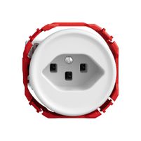 Steckdose STANDARDdue SNAPFIX® 1×T23 ws