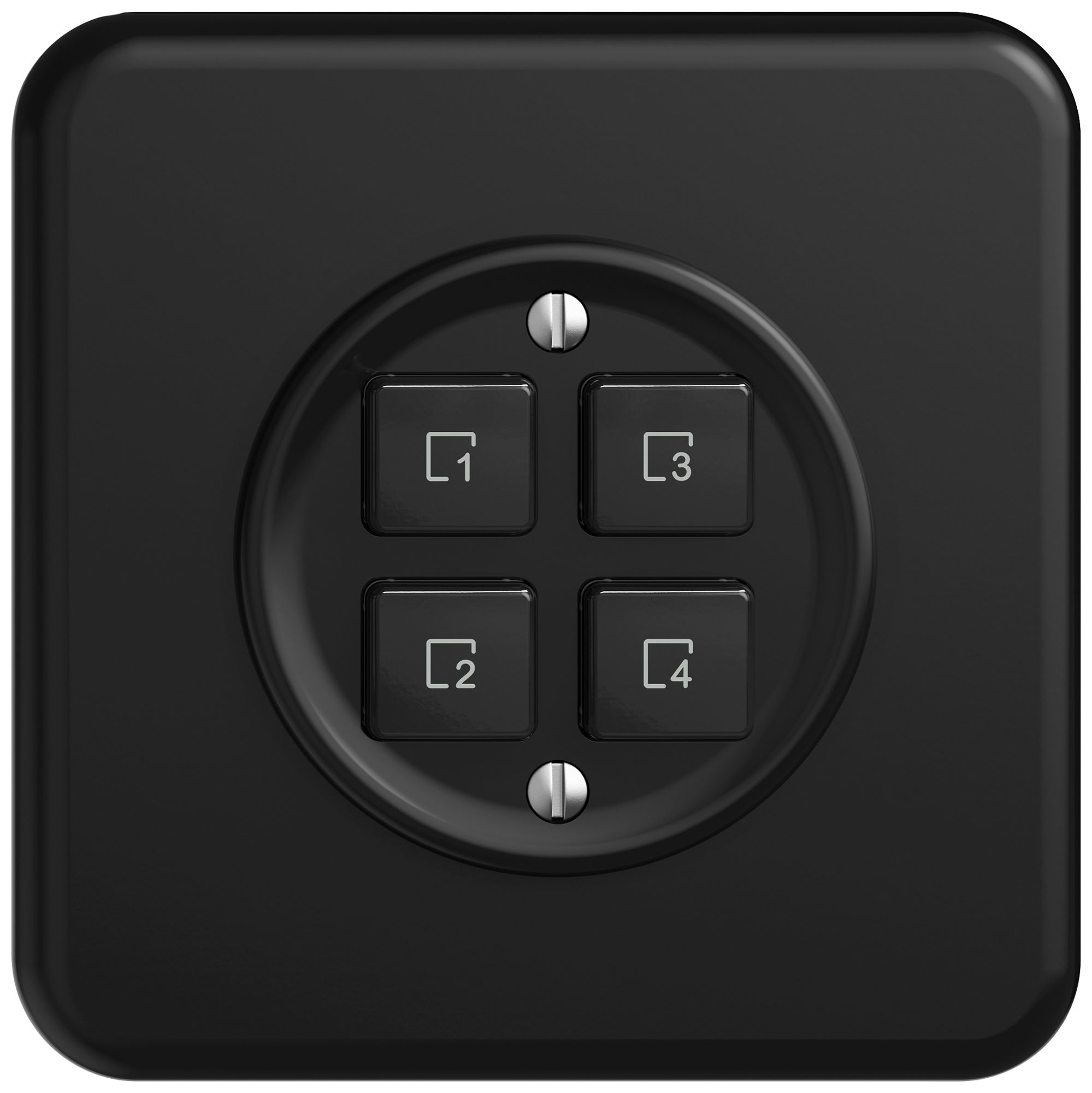 Commande pour poussoir scènes ENC STANDARDdue Wiser 4 scènes 4t no