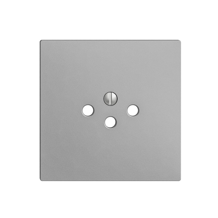 Placca frontale EDIZIOdue T12 silver con shutter