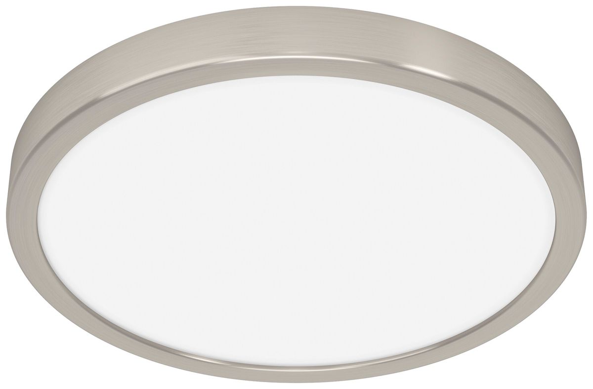 LED-Deckenleuchte Eglo FUEVA 16W 0…1800lm 2700…6500K IP44 DIM Ø278×25mm Nickel