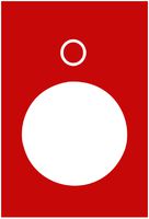 Bezeichnungsschild Schneider Electric Symbol weiss