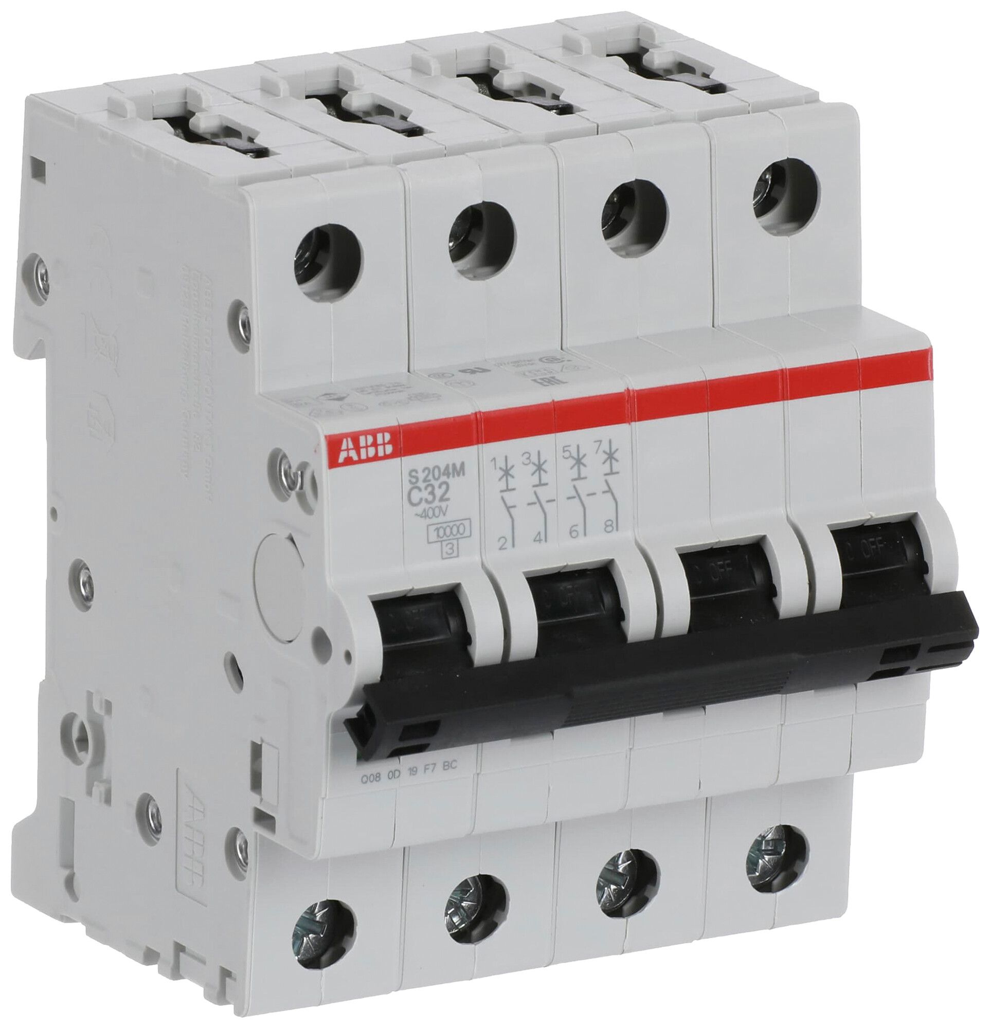 Leitungsschutzschalter ABB S204M-C32 32A C 10kA