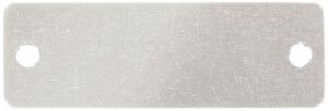 Marcatore per apparecchi Weidmüller MetalliCard CC-M 15×45mm alluminio