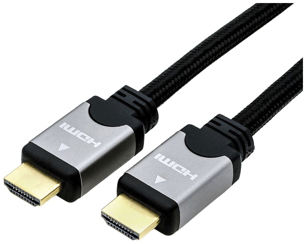 Câble HDMI ROLINE 4K@30Hz (HDMI 1.4b) 3D ethernet noir 1m