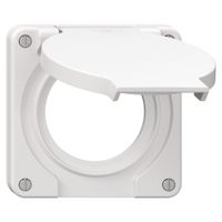 Deckel mit Klappdeckel NEVO Ø53mm IP21 ws (Dicht.ws)