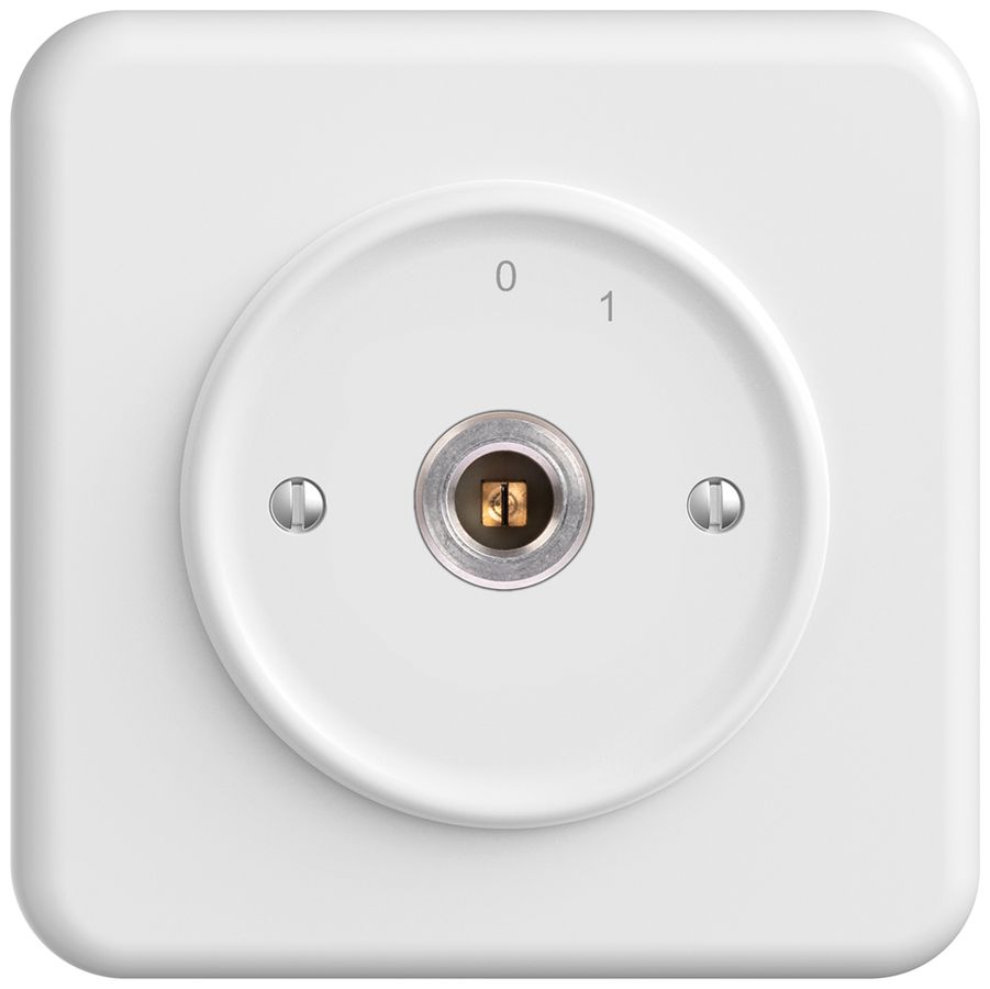 Interruttore a chiave INC STANDARDdue 1P quadra./fess.20A 690V 0-1 rientr.bi