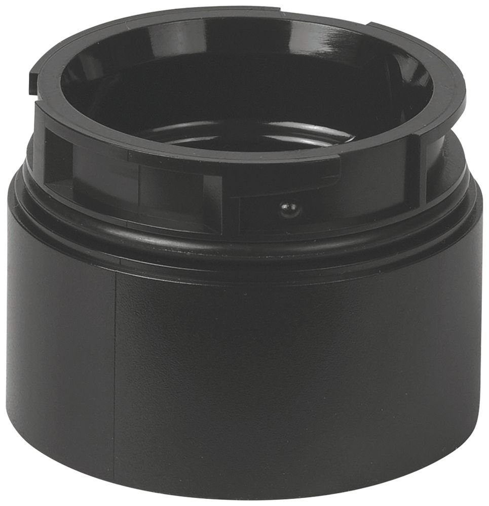 Adapter für Bodenmontage WERMA BWM, schwarz