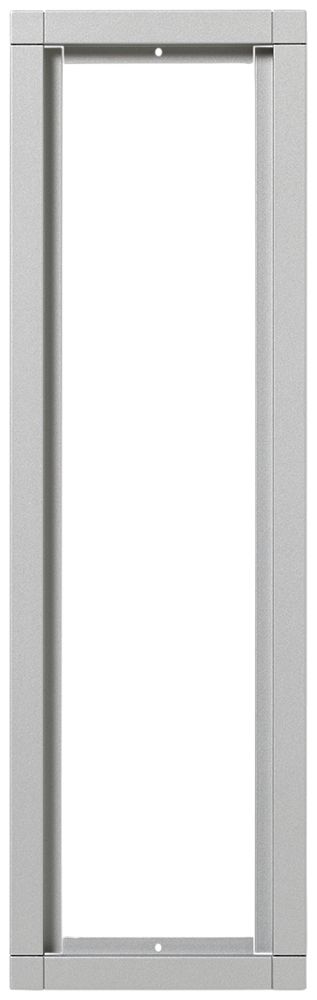 Cornice combinato Siedle, in alluminio, 431×131×15mm, argento