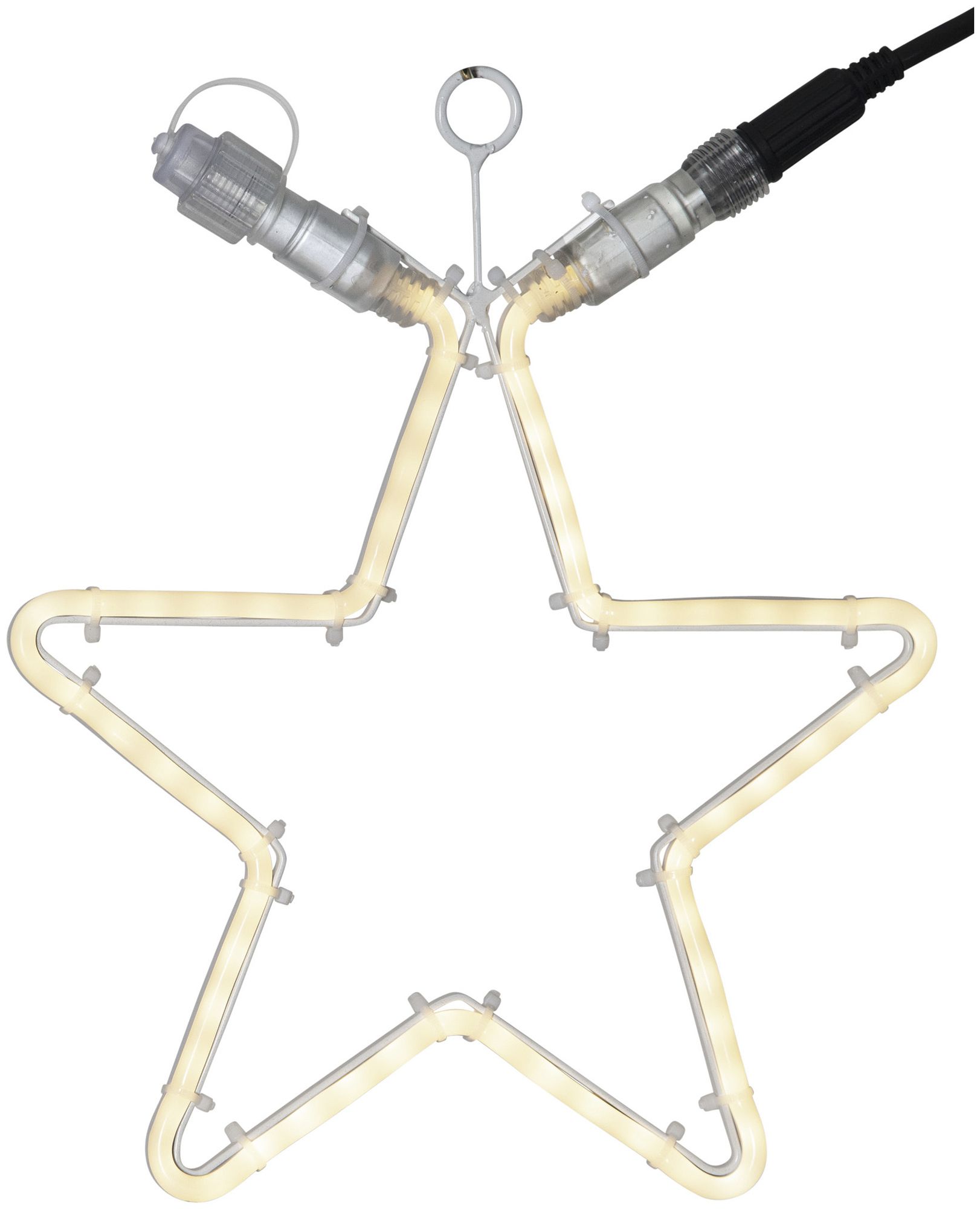 Lichtschlauch 'Stern' NEON System 24 Extra, 280×320mm, 0.98W/Stk., warmweiss