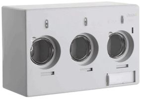 Portafusibile AP weber.uniline 3×25A DIN2 con copertura e fissaggio rapido