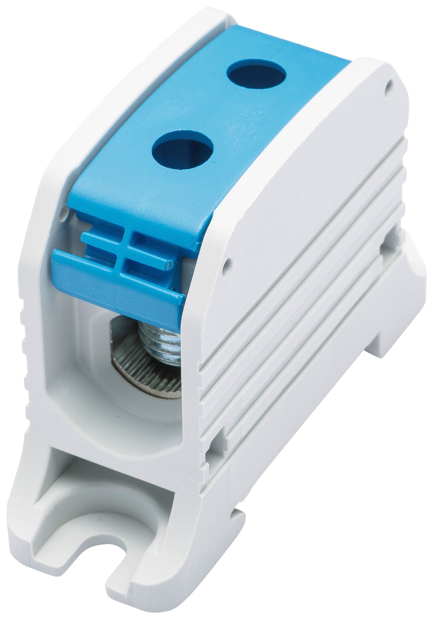 Bloc de distribution Bals RKA 50 1P 150A 1×entrée 1×sortie 4…50mm² bleu