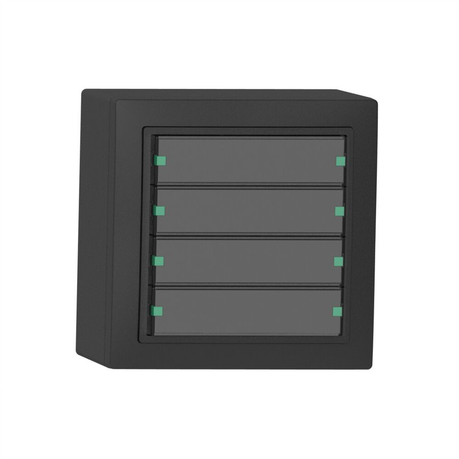 AP-Taster SIDUS 4/8 mit LED anthrazit