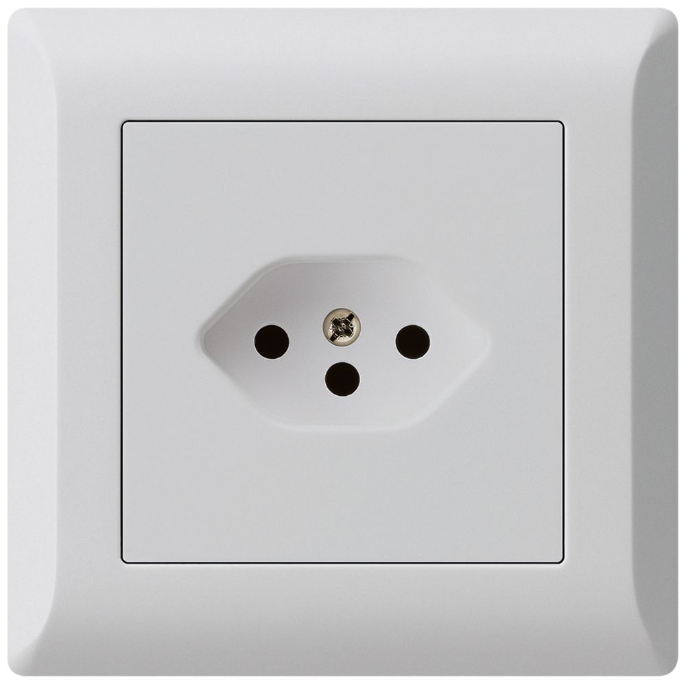 UP-Steckdose kallysto.line T13 hellgrau mit Kinderschutz