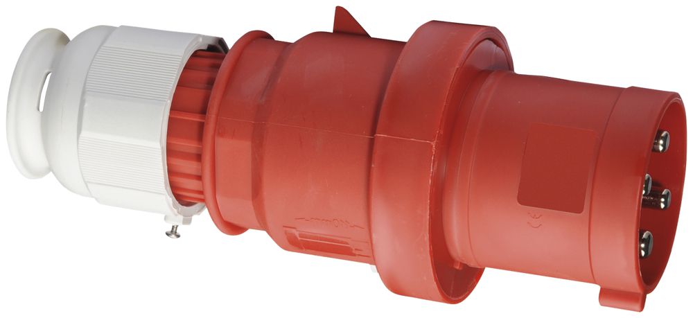 Fiche mobile CEE Bals 4P 63A 400V 6h rouge IP44 nic.BV TE-Plus