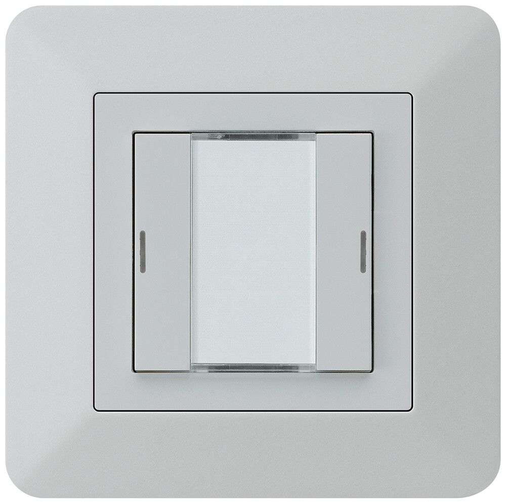 UP-Taster kallysto.trend KNX 2×RGB LED s/e-link hellgrau