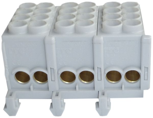 Morsetto principale HLAK 3L, 2×35mm², 2×25mm², grigio