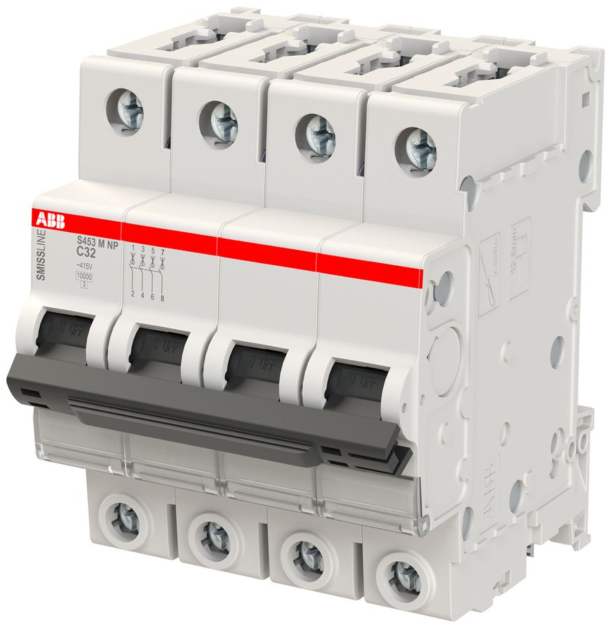 Disjoncteur SMISSLINE CLASSIC 4×32 C 10kA NP