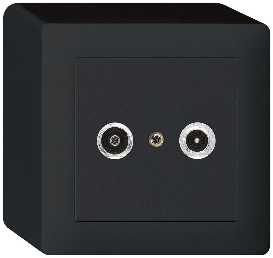 Prise antenne AP kallysto R/TV 19dB 2GHz noir