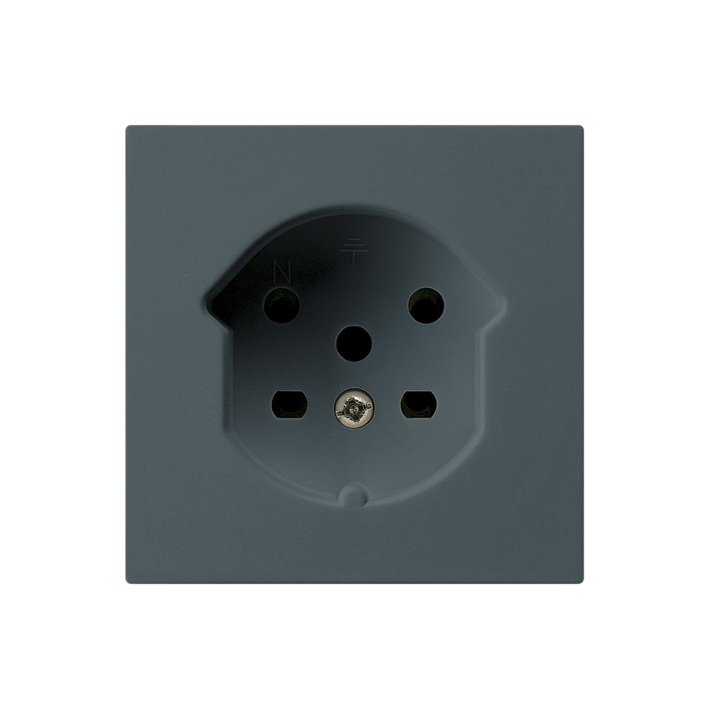 Steckdose HA kallysto Typ 15 mit Steckklemmen anthrazit