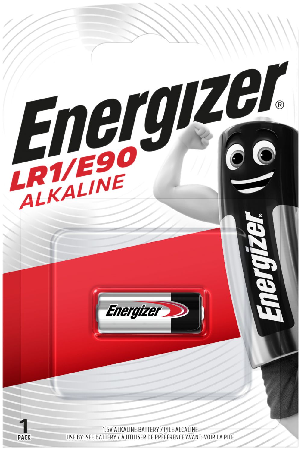 Batterie Alkali Energizer LR1/E90 1.5V Blister à 1Stück