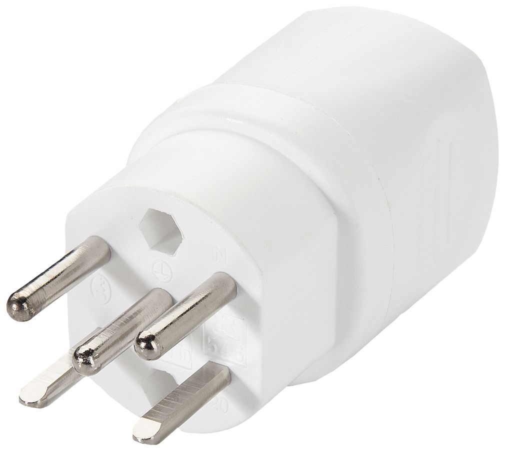 Stecker ELBRO T15 weiss 10A 400V