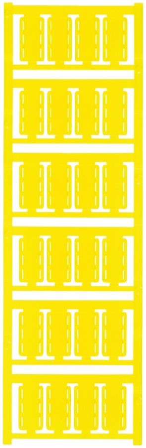 Marqueur de câble Weidmüller MultiCard SFX p.Ø7…40mm 24×9mm PA66 jaune