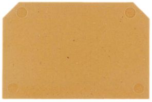 Plaque de fermeture Weidmüller SAKS1+3 KRG 54×3mm beige, jaune
