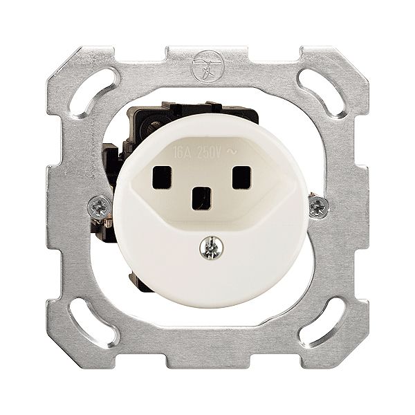 Prise ENC FH T23 16A blanc, bornes à vis