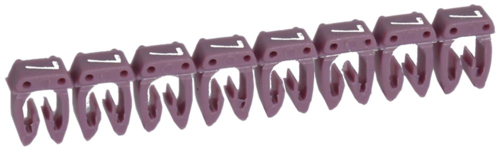 Kennzeichnungsring Legrand CAB 3, für 1.5…2.5mm² Aufdruck: '7', violett