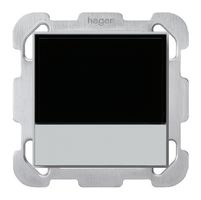 UP-Raumtemperaturregler kallysto B KNX s/e-link mit Tasten hellgrau