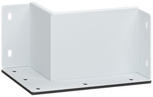 Montagewinkel Hager zweiseitig 100×150mm weiss pulverbeschichtet