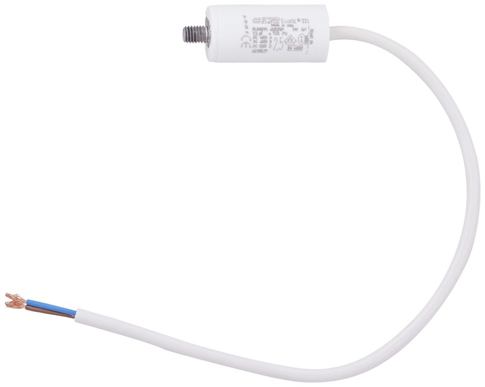 Condensatore ICAR MLR25PRL45252551 2.5µF 450V per motore Ø25×51mm