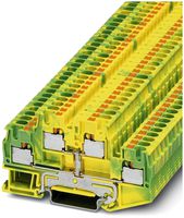 Reihenklemme 0.2…6mm² Zugfederanschluss grün/gelb