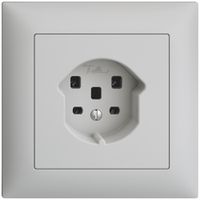 Presa INC EDIZIOdue T25 16A grigio chiaro, morsetti a vite