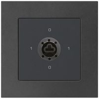 Interruttore rotativo INC kallysto.pro 0/3L nero per serratura senza cilindro