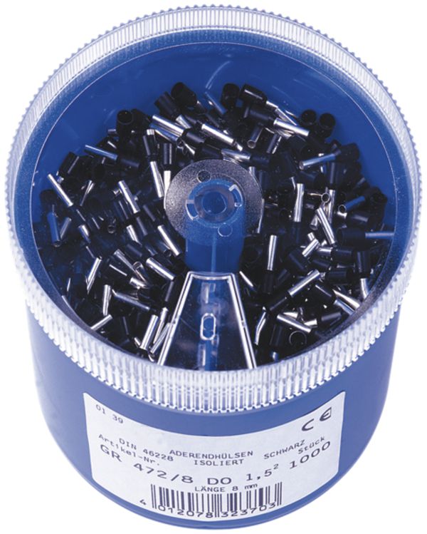 Capocorda Ferratec CU is.1.5mm²/8mm nero