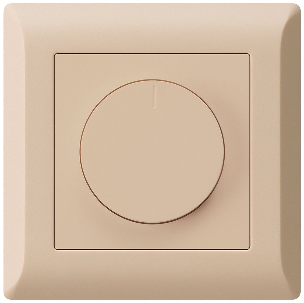 UP-Drehdimmer kallysto.line Phasenanschnitt 20…500VA beige