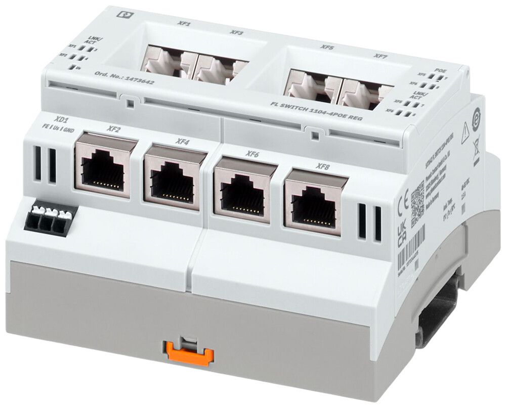 Switch AMD PX 8×RJ45 GbE 8×RJ45 GbE 802.3 af (PoE) 4×PoE IP20