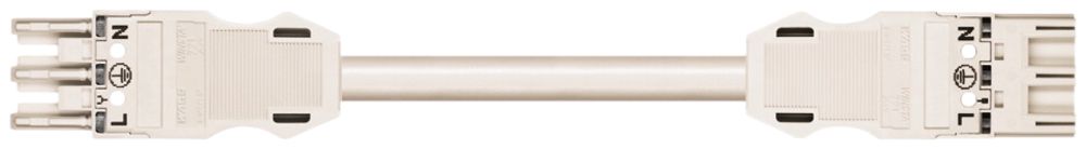 Verbindungsleitung WINSTA MIDI 3×2.5mm² 20A 250V 3m Kod.A weiss